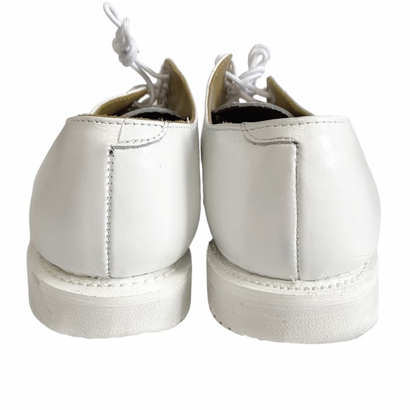 NWOT VIBRAM WOMEN'S WHITE LEATHER LACE UP DRESS SHOES -9 - Picture 3 of 10